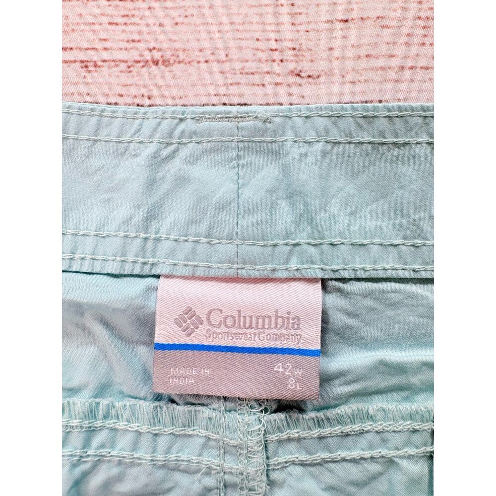 Columbia Men's Lot Of 2 Shorts 100% Cotton 8”Inseam Outdoor Summer Size 42 - Picture 5 of 8